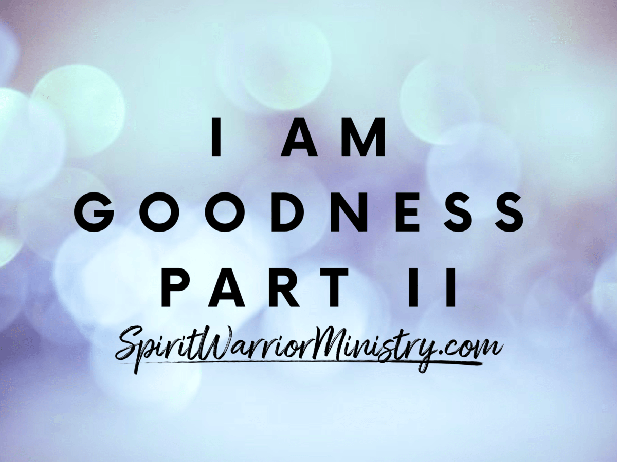 I AM GOODNESS PART&nbsp;II
